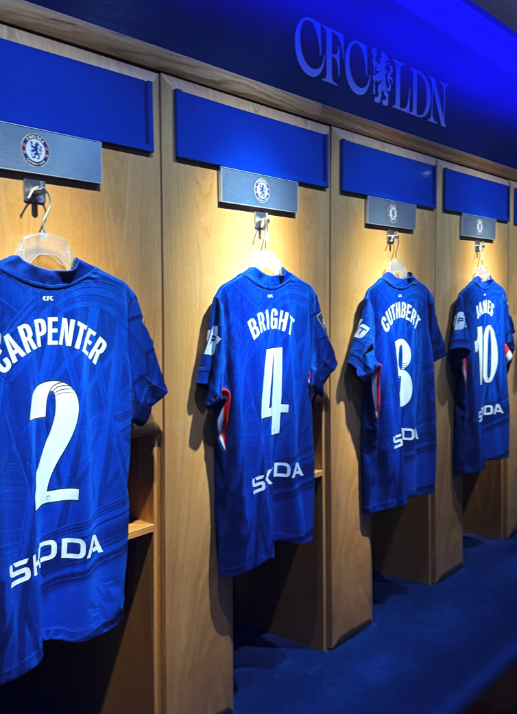 Exhibits in the Chelsea FC Museum