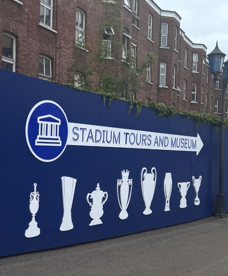 Stamford Bridge stadium and museum tour