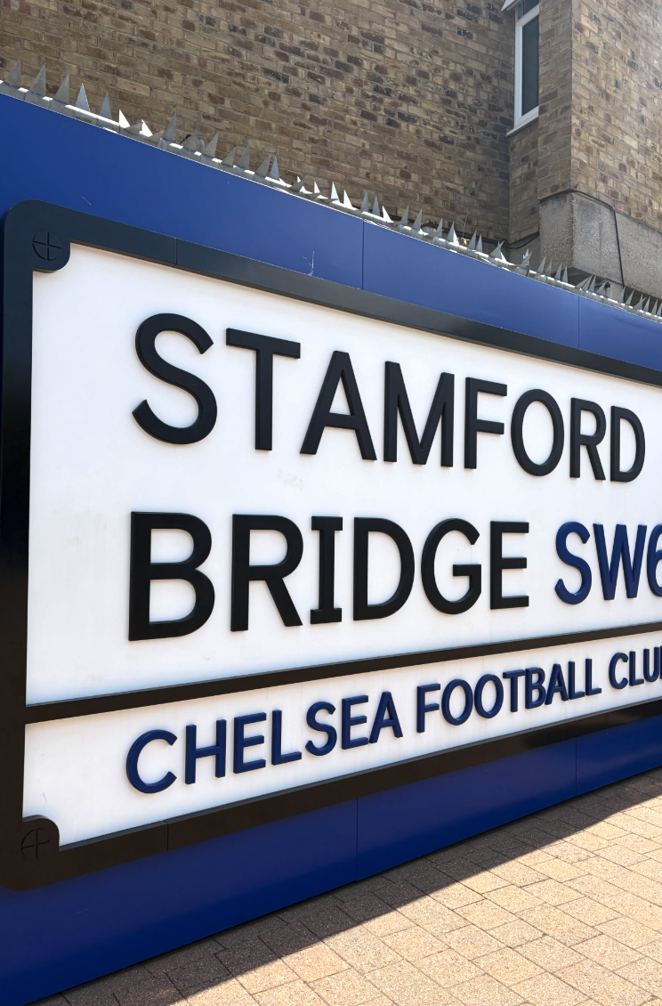 Entrance to the Stamford Bridge stadium tour